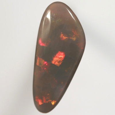 SOLID BLACK OPAL Bright Flag Harlequin pattern SEE VIDEO